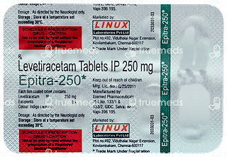 Epitra 250 MG Tablet 10