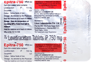 Epitra 750 Tablet 10