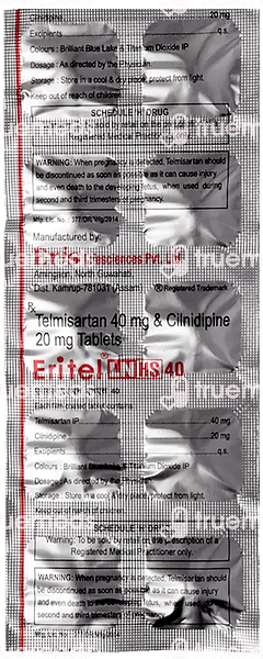 Eritel Ln Hs 20/40 MG Tablet 10