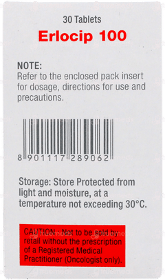 Erlocip 100 Tablet 30