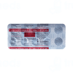 Escitalent 20 MG Tablet 10