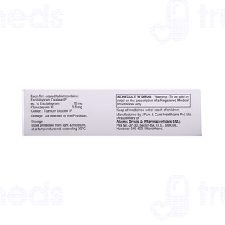 Esipram Plus 10/0.5 MG Tablet 10