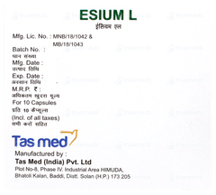 Esium L Capsule 10