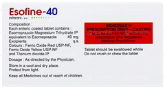 Esofine 40 Tablet 10 Esofine 40 Tablet 10