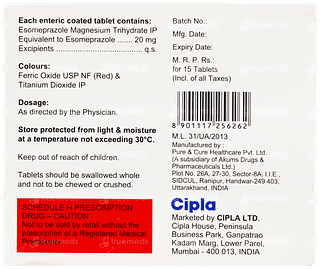 Esomac 20 Tablet 15