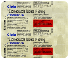 Esomac 20 Tablet 15 Esomac 20 Tablet 15
