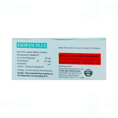 Esopam Plus 10/0.5 MG Tablet 10