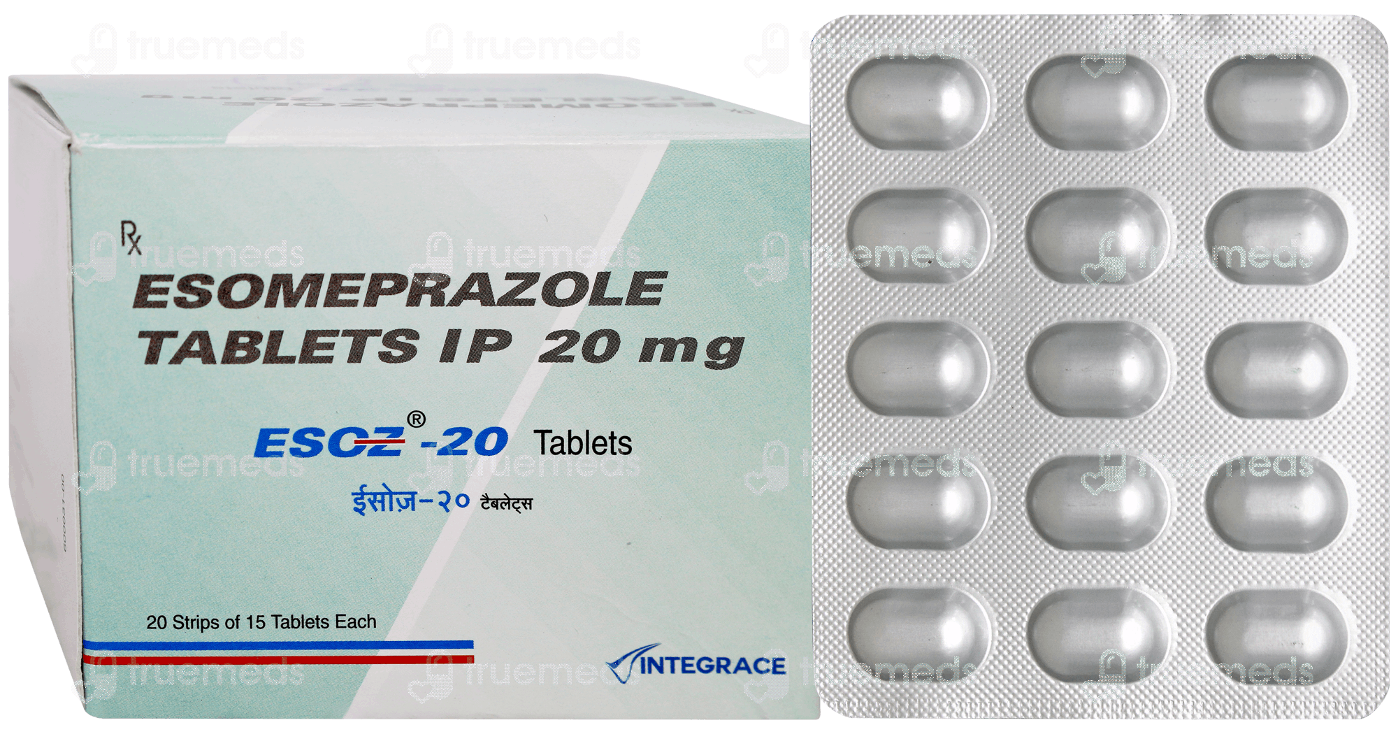 Esoz 20 MG | Order Esoz 20 MG Tablet Online at Truemeds
