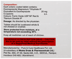 Esoz 20 Tablet 15 Esoz 20 Tablet 15