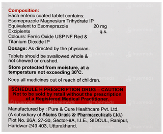 Esoz 20 Tablet 15