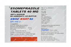 Esoz Fast 40 Tablet 10 Esoz Fast 40 Tablet 10