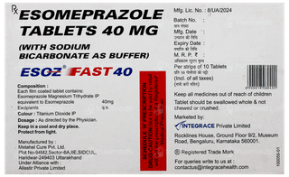 Esoz Fast 40 Tablet 10