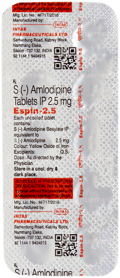 Espin 2.5 Tablet 10 Espin 2.5 Tablet 10