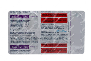 Eternex M 20/1000 MG Tablet Sr 10