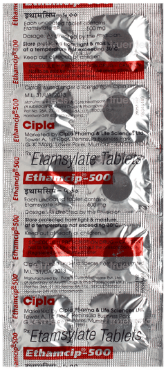 Ethamcip 500 Tablet 10 Ethamcip 500 Tablet 10