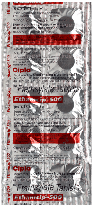 Ethamcip 500 Tablet 10