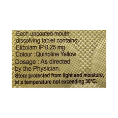 Etizep 0.25 MG Tablet 10