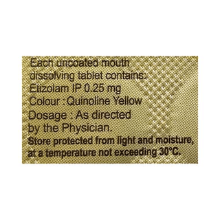 Etizep 0.25 MG Tablet 10