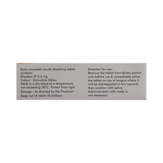 Etizep 0.5 MG Tablet 10