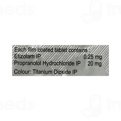 Etizola Beta 0.25/20 MG Tablet 10