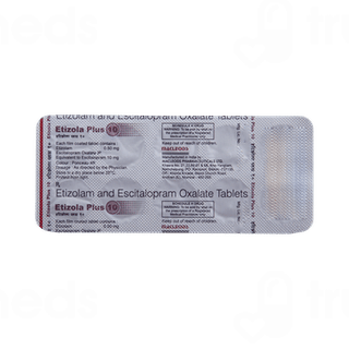Etizola Plus 0.5/10 MG Tablet 10