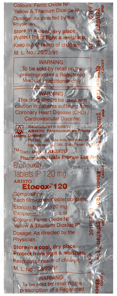Etocox 120 Tablet 10