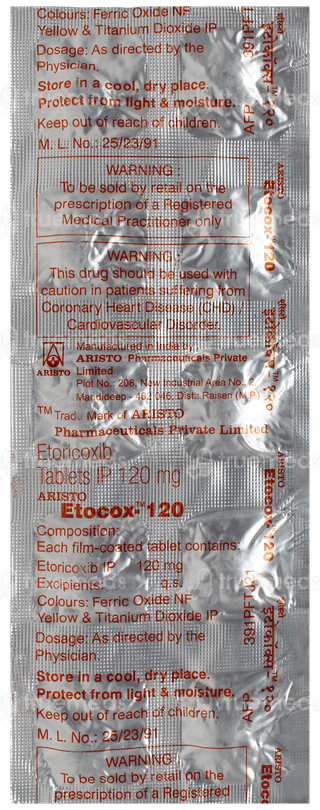 Etocox 120 Tablet 10