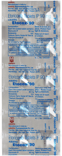 Etocox 90 Tablet 10 Etocox 90 Tablet 10