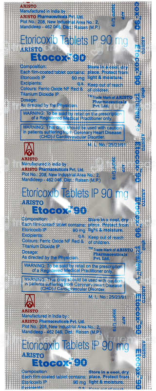 Etocox 90 Tablet 10