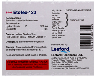 Etofex 120 Tablet 10