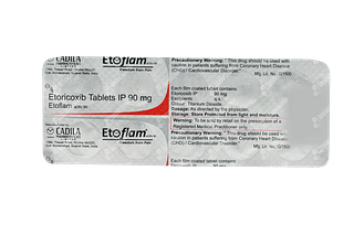 Etoflam Active 90 MG Tablet 10