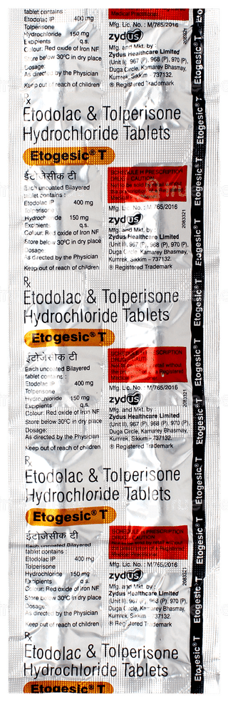 Etogesic T Tablet 10