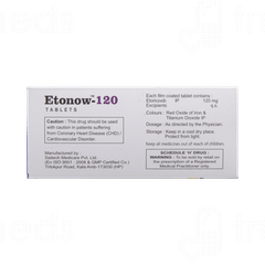 Etonow 120 Tablet 10 Etonow 120 Tablet 10