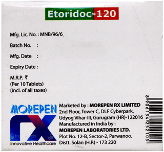 Etoridoc 120 Tablet 10
