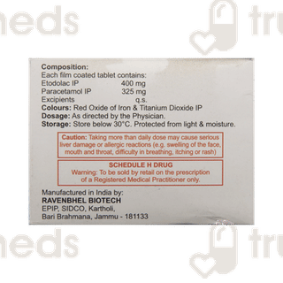 Etosafe P 400/325 MG Tablet 10
