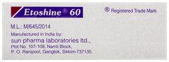 Etoshine 60 Tablet 10 Etoshine 60 Tablet 10