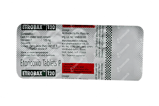 Etrobax 120 MG Tablet 10