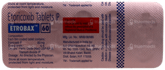 Etrobax 60 Tablet 10 Etrobax 60 Tablet 10