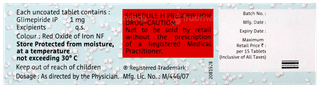 Euglim 1 Tablet 15