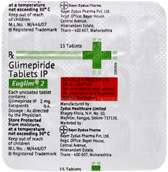 Euglim 2 Tablet 15 Euglim 2 Tablet 15