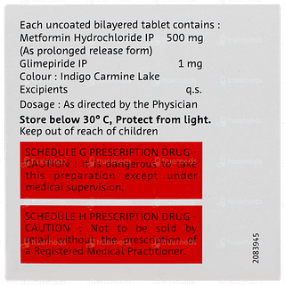 Euglim M 1 Tablet 10