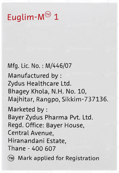 Euglim M 1 Tablet 10 Euglim M 1 Tablet 10