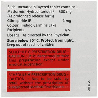 Euglim M 1 Tablet 10