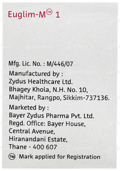 Euglim M 1 Tablet 10 Euglim M 1 Tablet 10