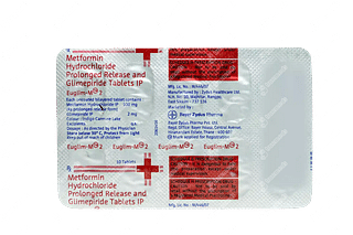 Euglim M 2/500 MG Tablet Pr 10