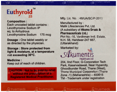 Euthyroid 25 Tablet 4 Euthyroid 25 Tablet 4