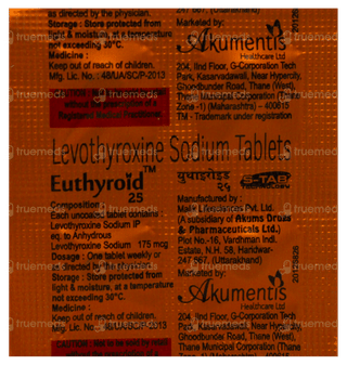 Euthyroid 25 Tablet 4