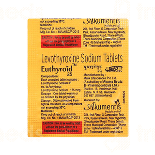 Euthyroid 25 Tablet 4