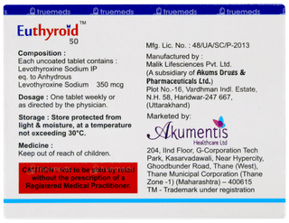 Euthyroid 50 Tablet 4