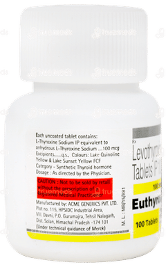 Euthyrox 100 Tablet 100